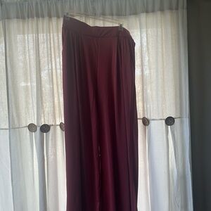 NWOT HALARA tall dark rose pants